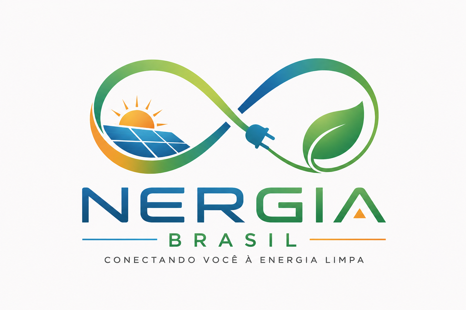 Logotipo Nergia Brasil — conectando você à energia limpa